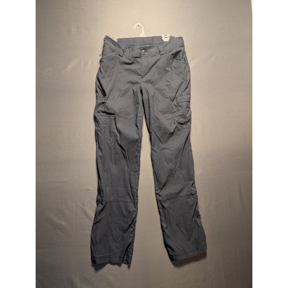 Duluth Trading Co Womens Cargo Pants 10x33 Gray Outdoor Hiking Gorpcore Straight